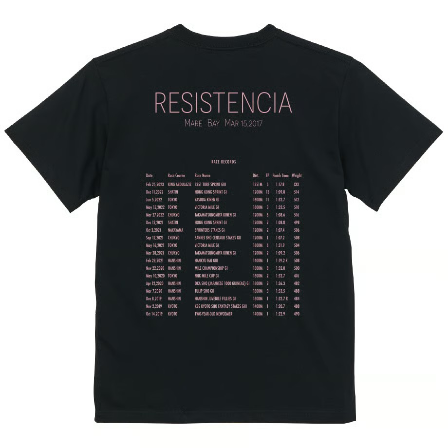 レシステンシア TシャツB 黒 Mサイズ