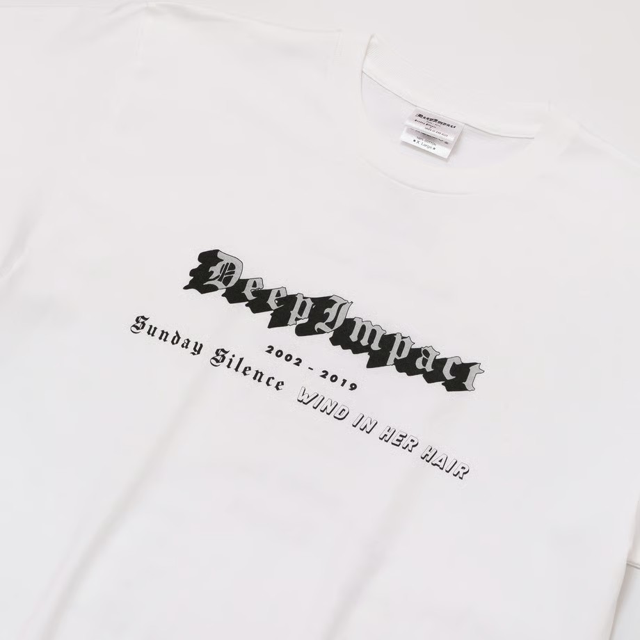 ディープインパクト TシャツA 白 Lサイズ