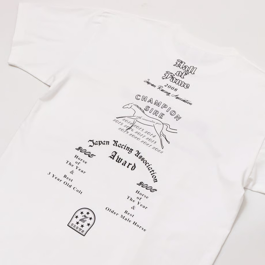 ディープインパクト TシャツA 白 Lサイズ