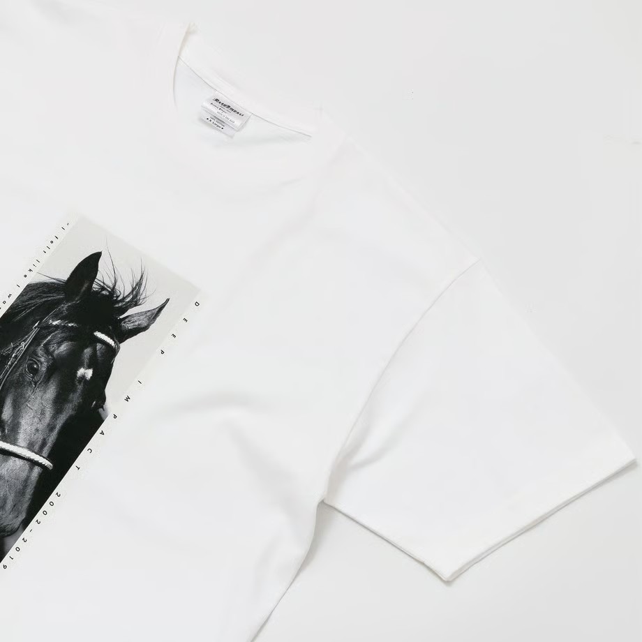 ディープインパクト TシャツB 白 Lサイズ