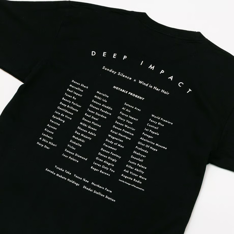 ディープインパクト TシャツC 黒 Mサイズ