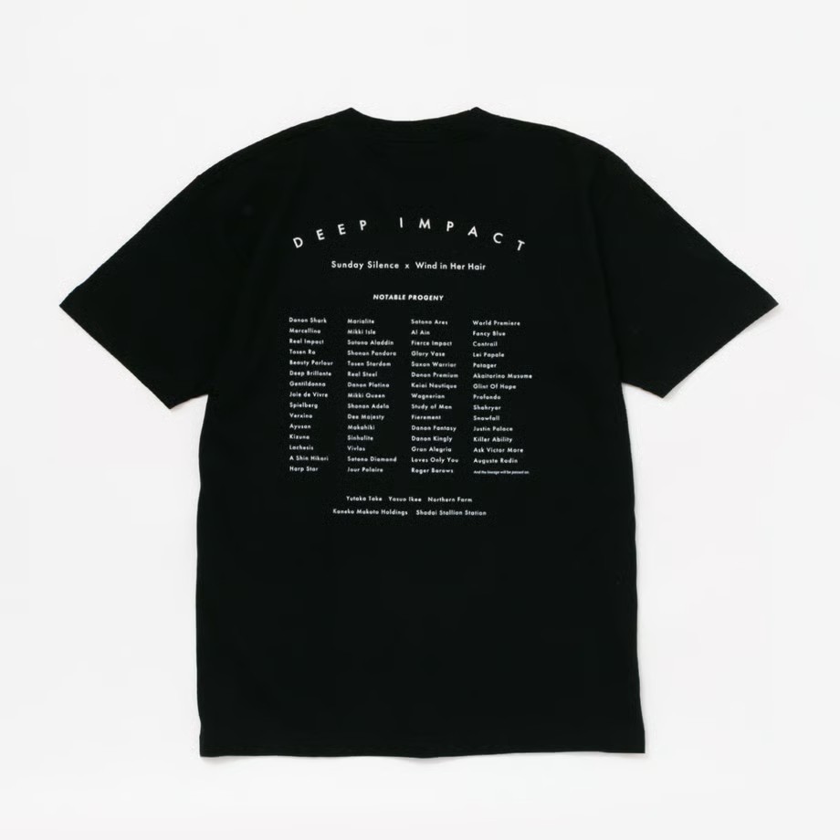 ディープインパクト TシャツC 黒 Lサイズ