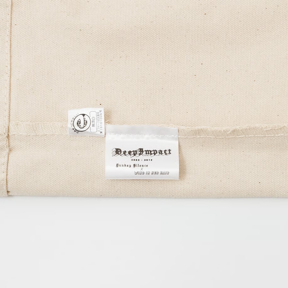 ディープインパクト トートバッグ 生成り