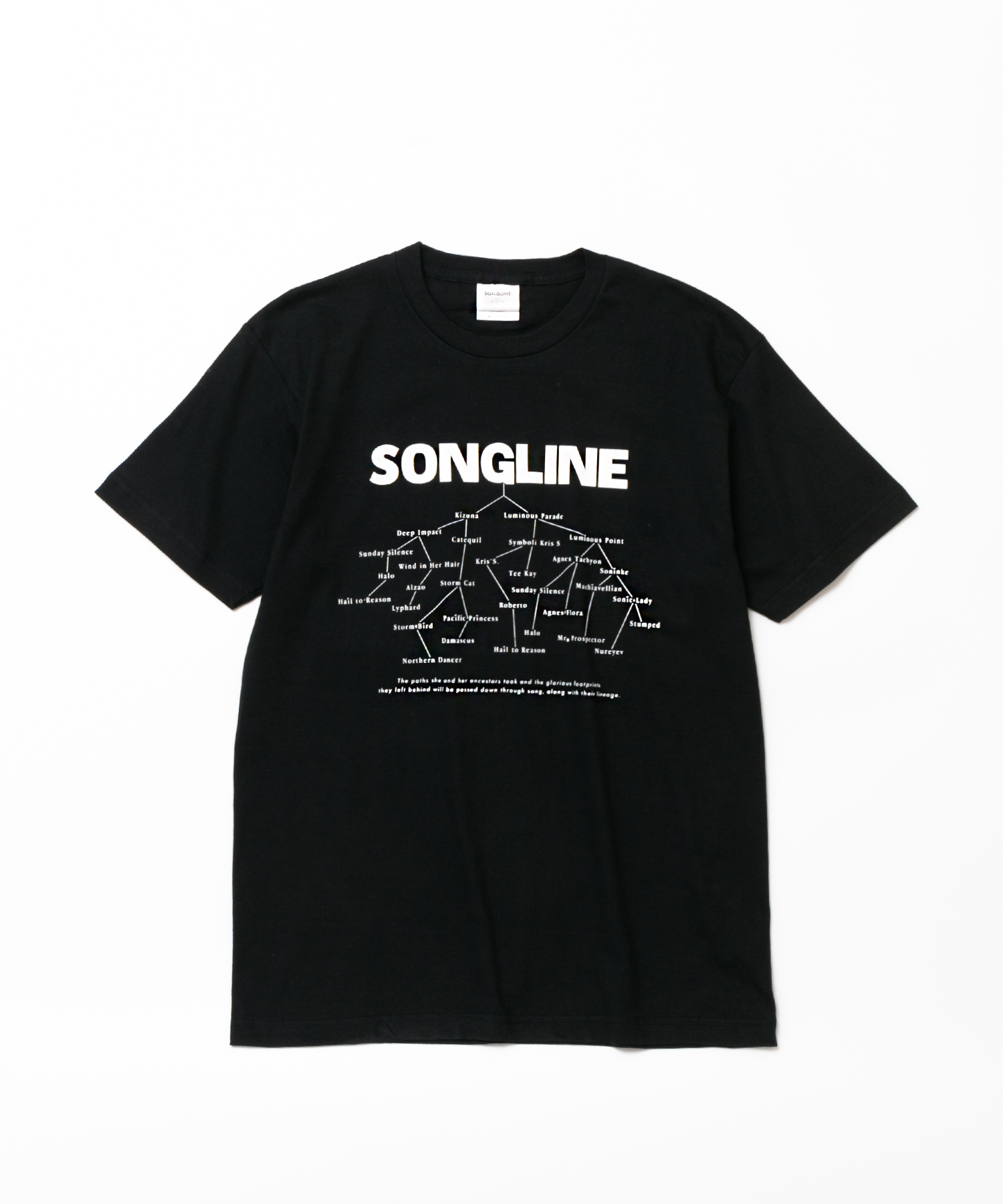 ソングライン TシャツB 黒 Lサイズ