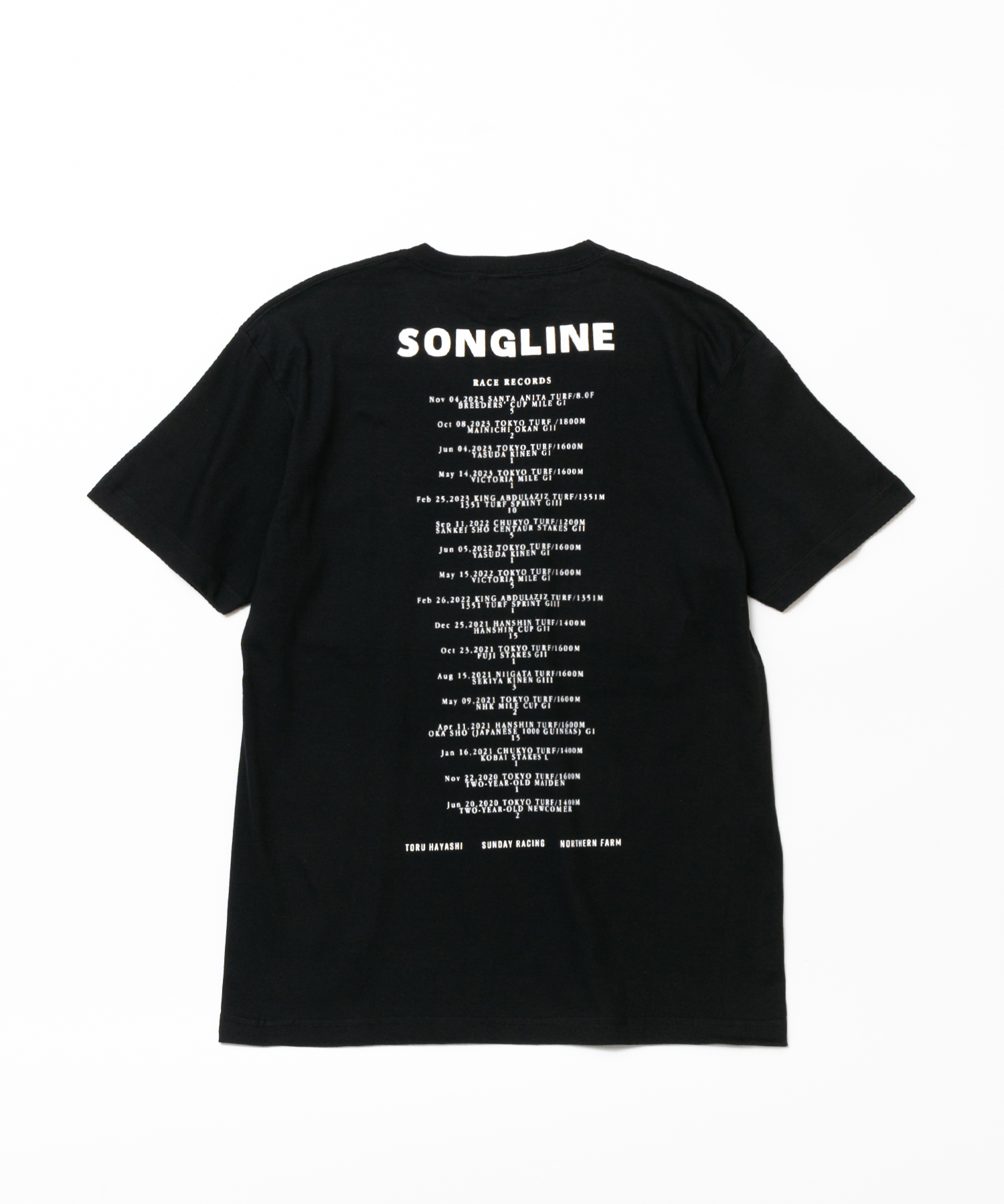 ソングライン TシャツB 黒 Lサイズ