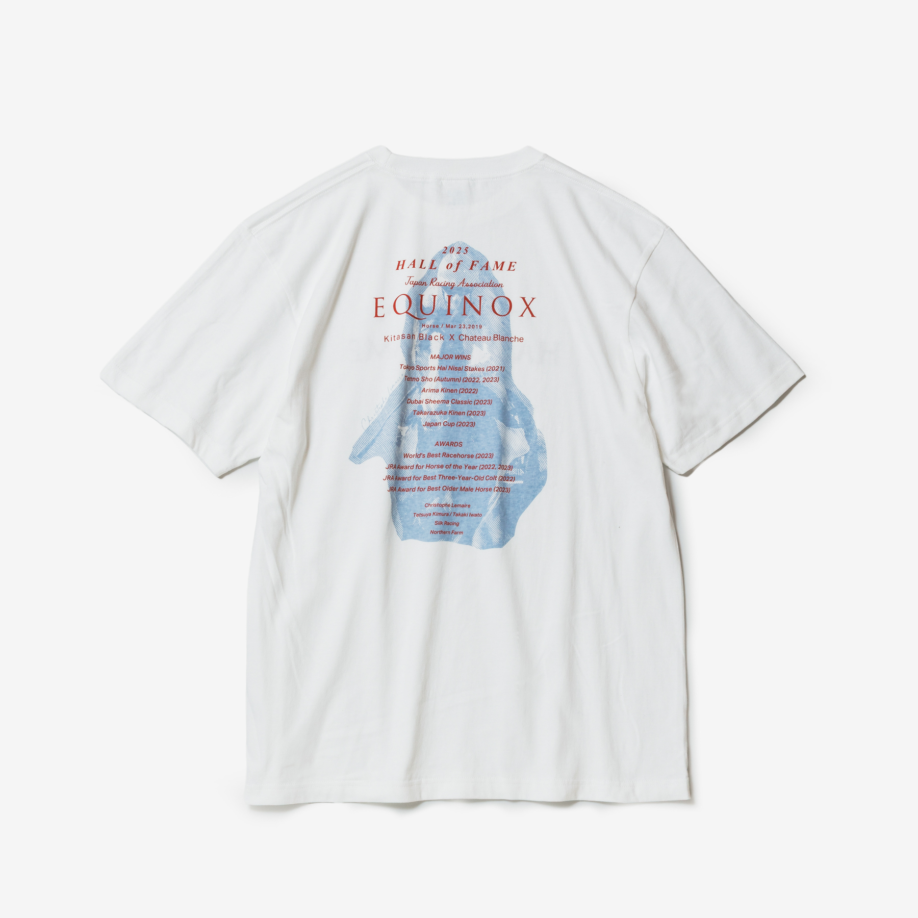 イクイノックス 顕彰馬選定記念 Tシャツ B ホワイト Mサイズ