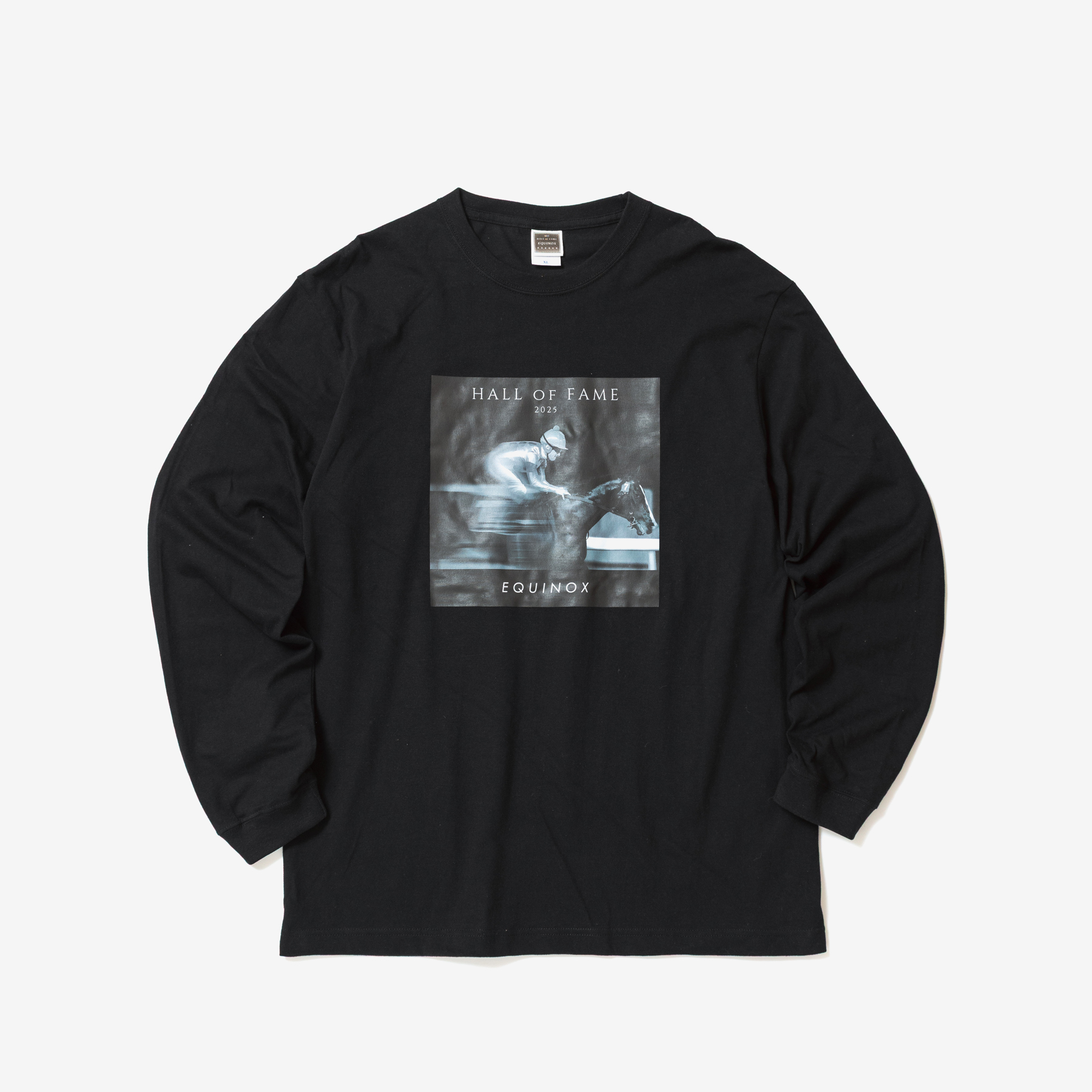 イクイノックス 顕彰馬選定記念 ロングスリーブTシャツ ブラック Lサイズ