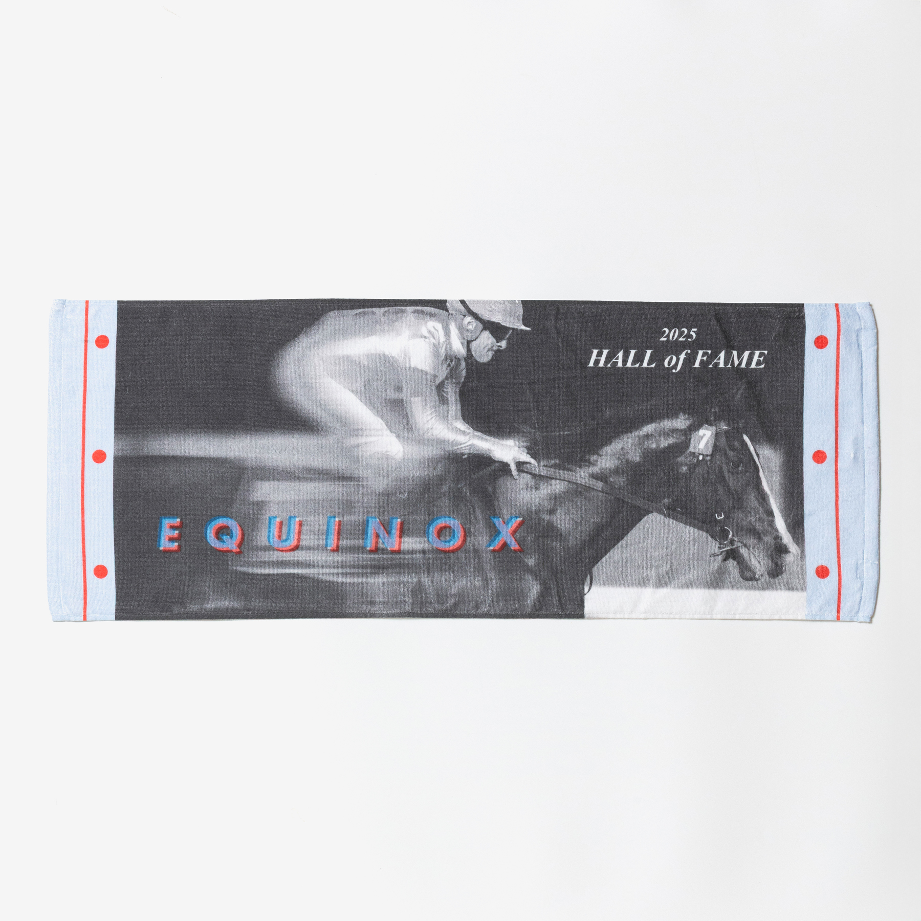 イクイノックス 顕彰馬選定記念 フェイスタオル ホワイト