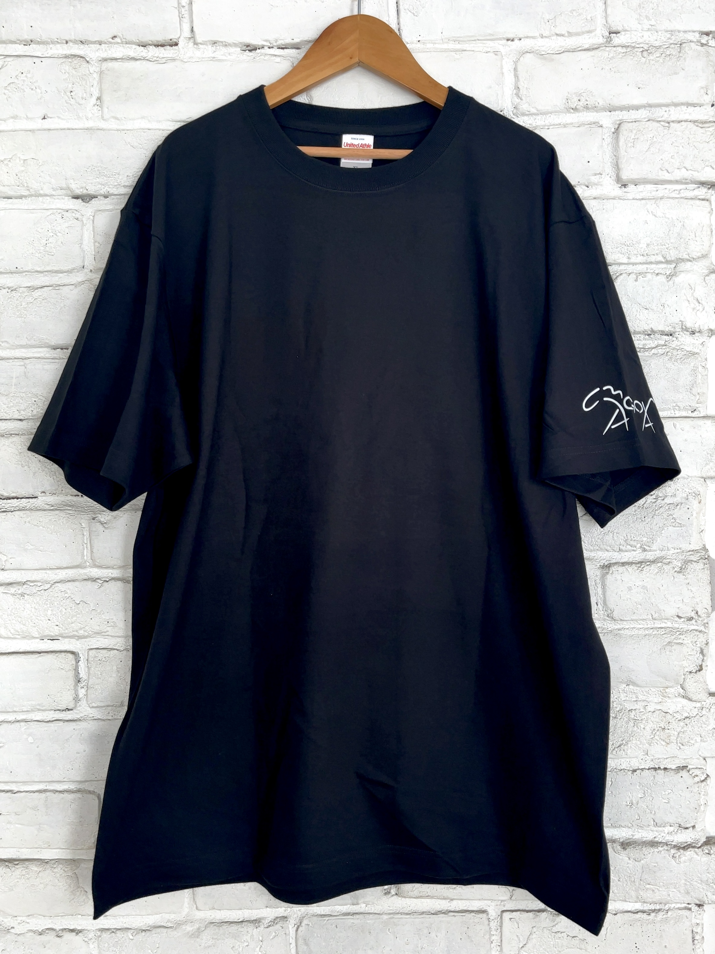 馬小屋店長のお習字Tシャツ『届かんのかい！』 XLサイズ