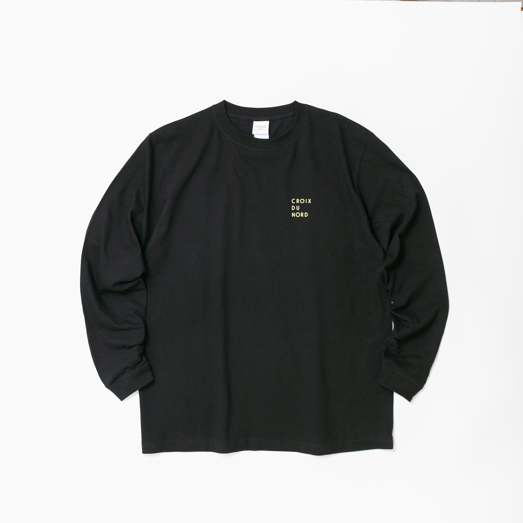 クロワデュノール  ロングスリーブTシャツ 黒 Lサイズ