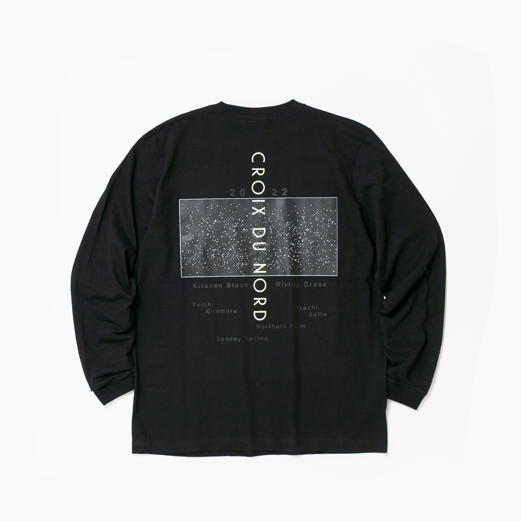 クロワデュノール  ロングスリーブTシャツ 黒 Lサイズ