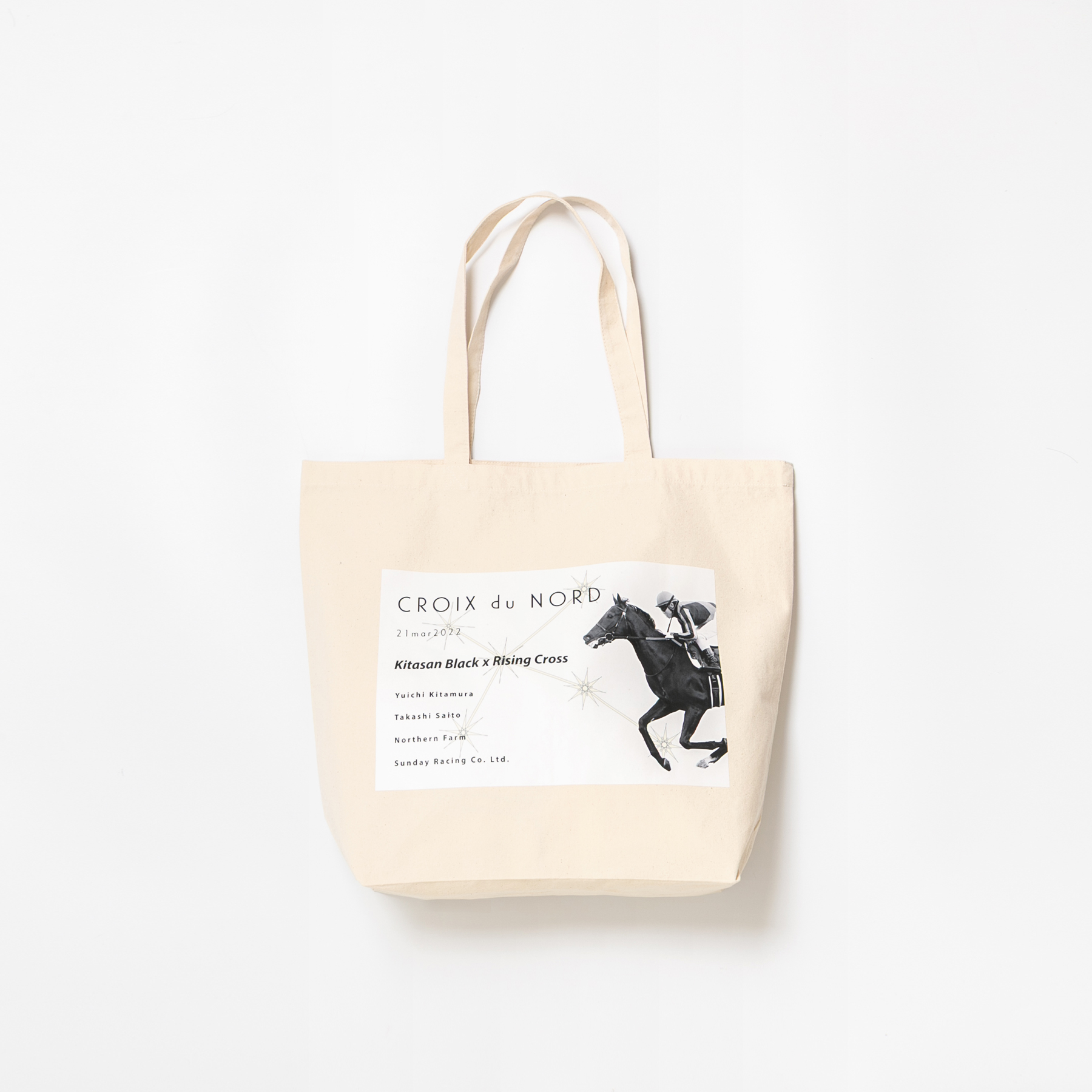 クロワデュノール  トートバッグ 生成り