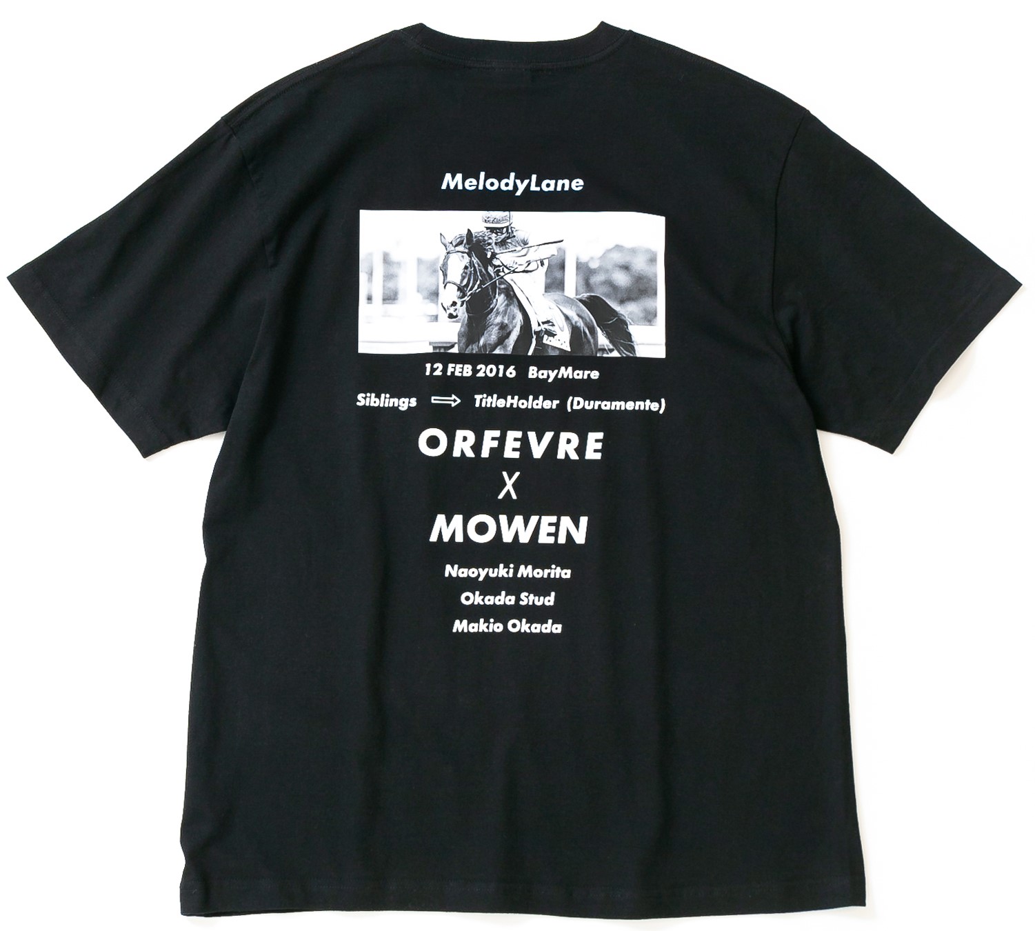 メロディーレーン TシャツC 黒 Lサイズ