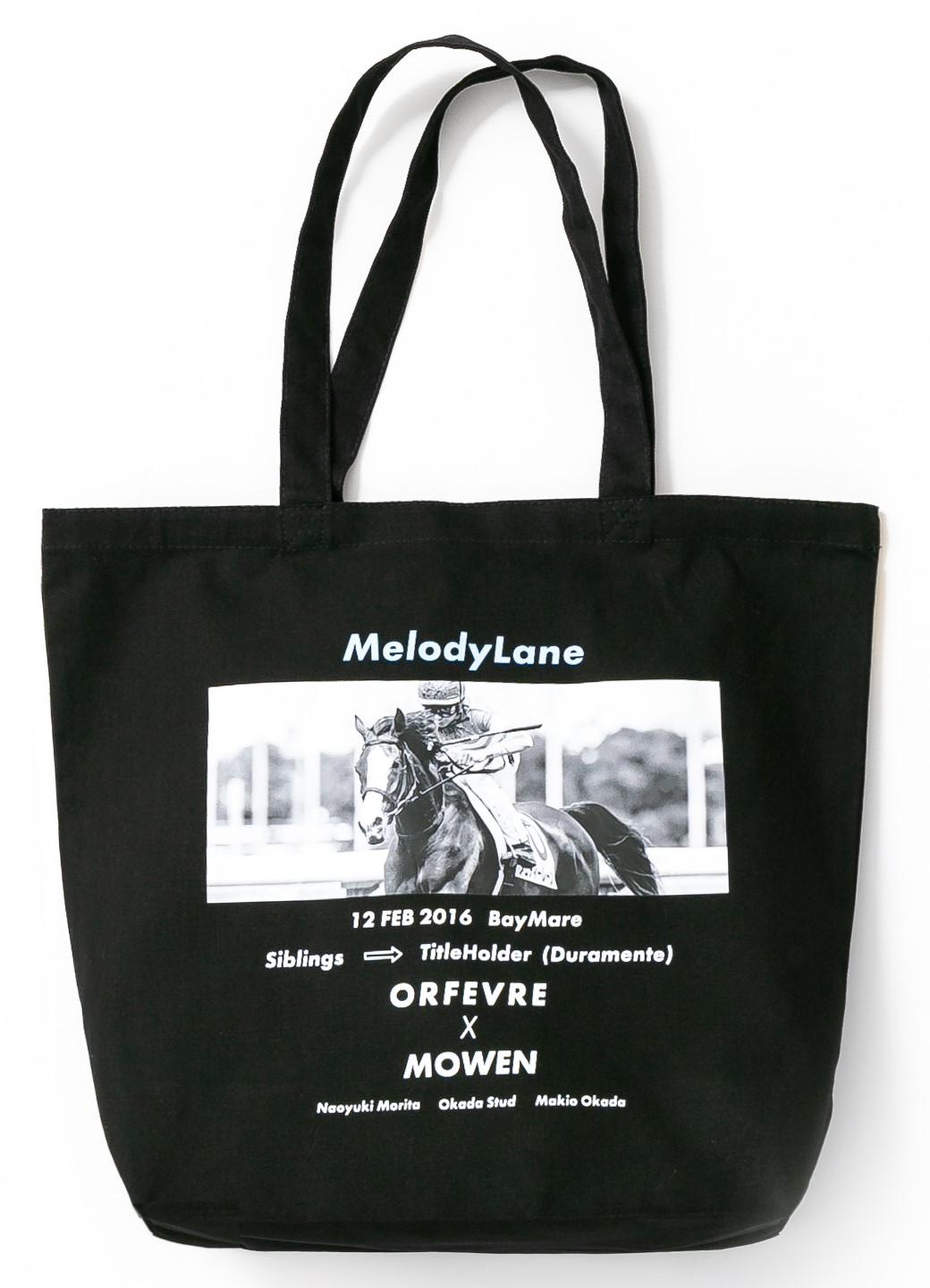 メロディーレーン トートバッグ 黒