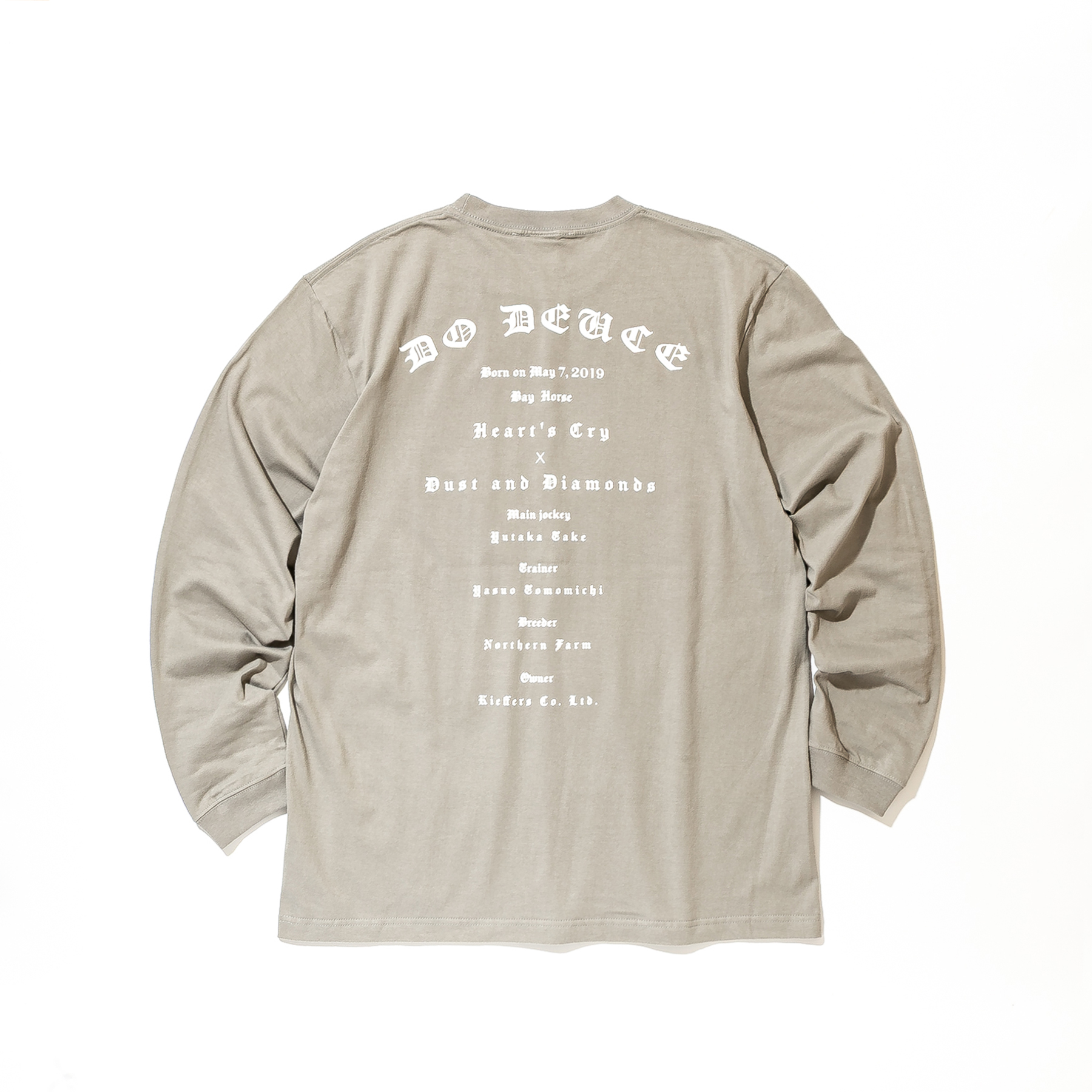 ドウデュース ロングスリーブTシャツ グレー Mサイズ