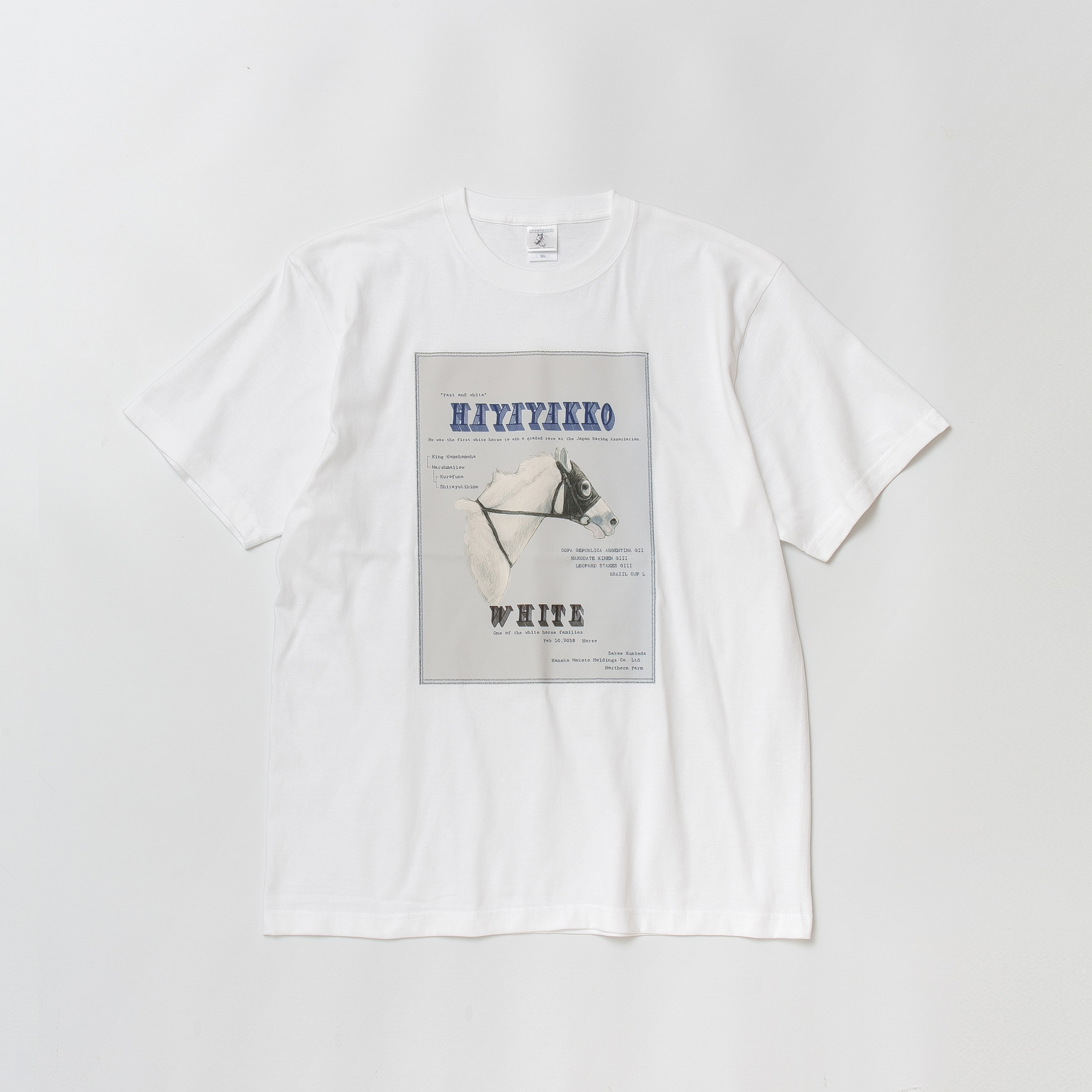 ハヤヤッコ TシャツA 白 Lサイズ