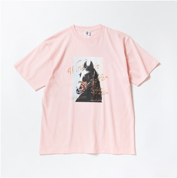 ウインドインハーヘア グラフィカルTシャツ Aタイプ ピンク Lサイズ