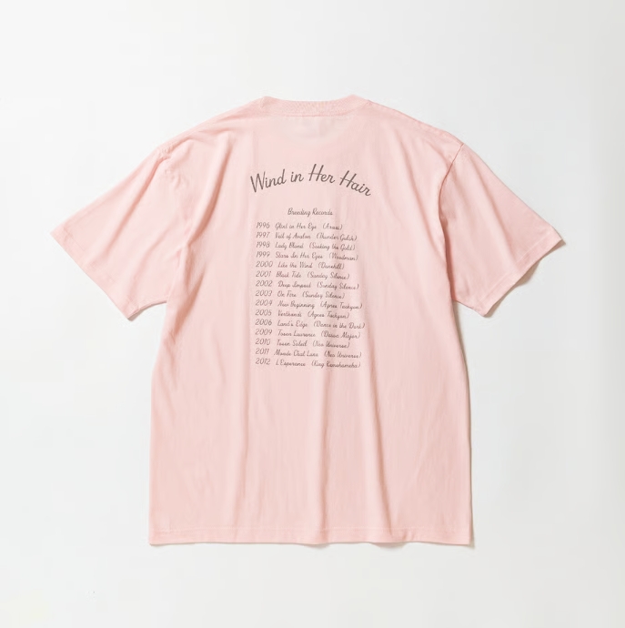 ウインドインハーヘア グラフィカルTシャツ Bタイプ ピンク Lサイズ