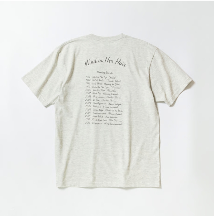 ウインドインハーヘア グラフィカルTシャツ Bタイプ グレー Lサイズ