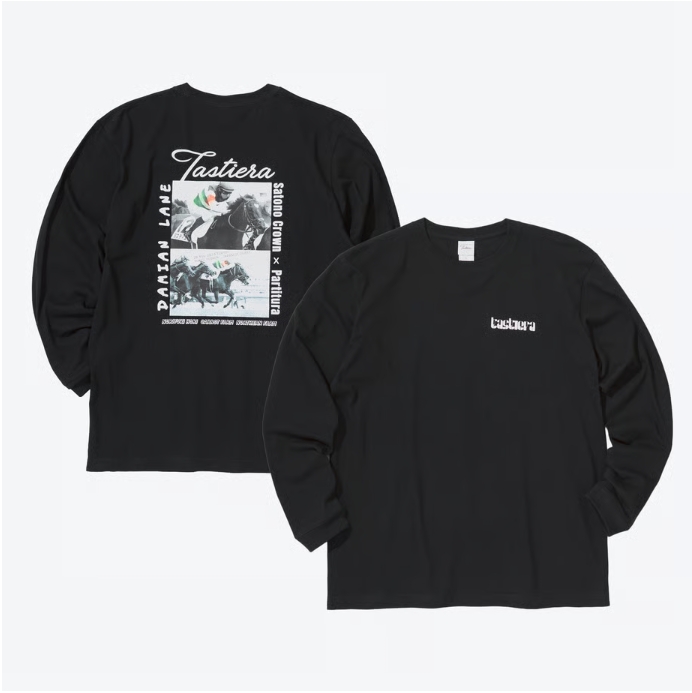 タスティエーラ グラフィカルロングスリーブTシャツ  Lサイズ