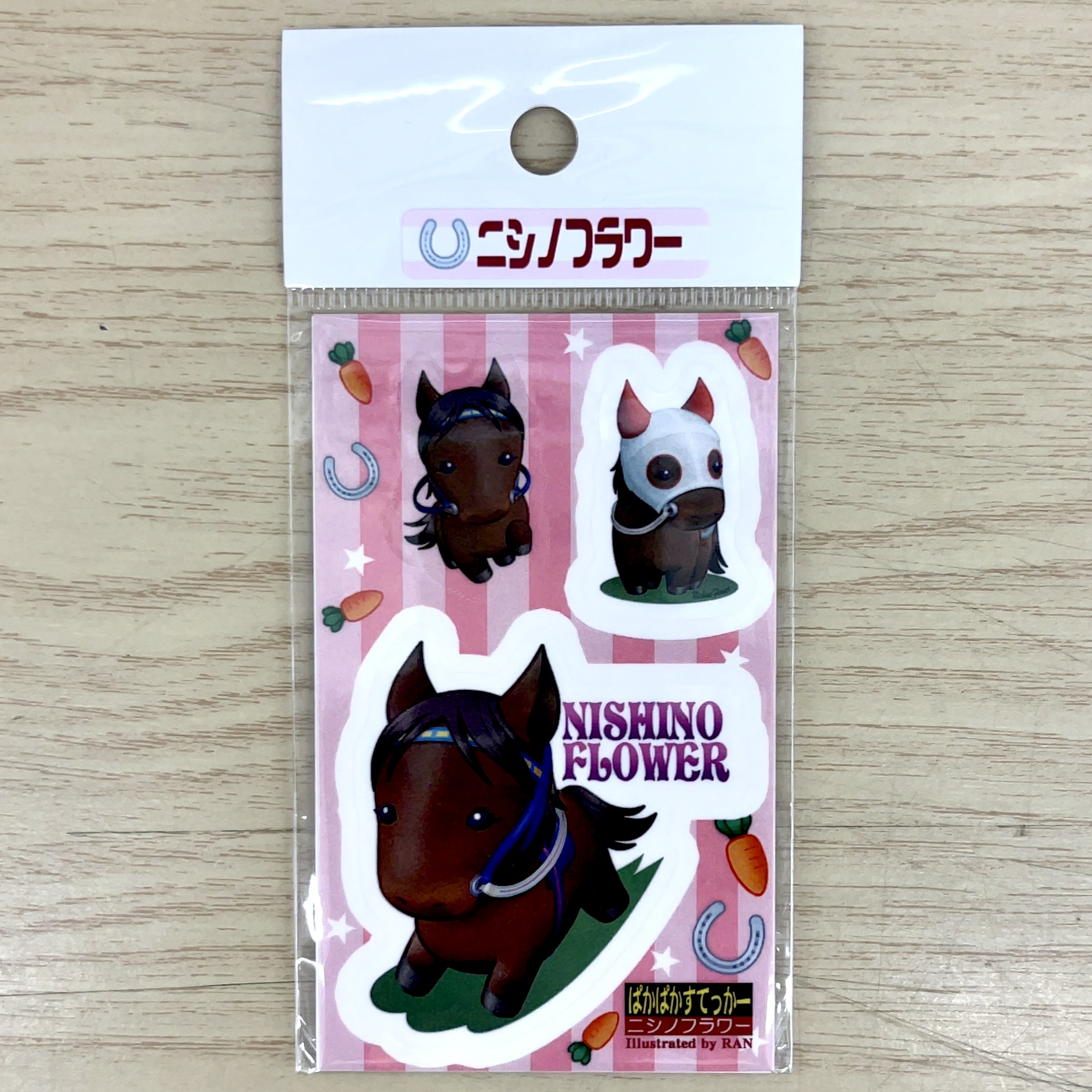 ぱかぱかすてっかー ニシノフラワー